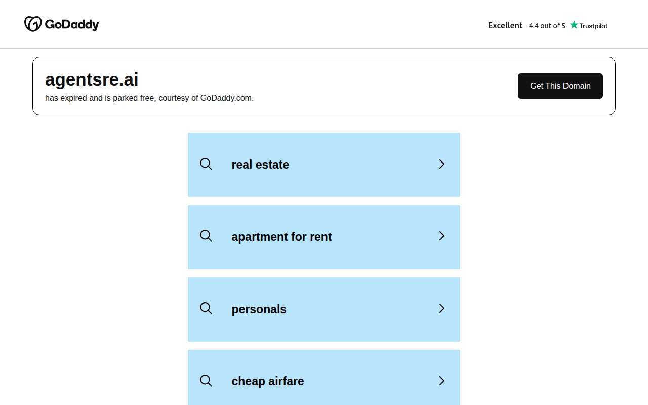 Agent SRE product interface