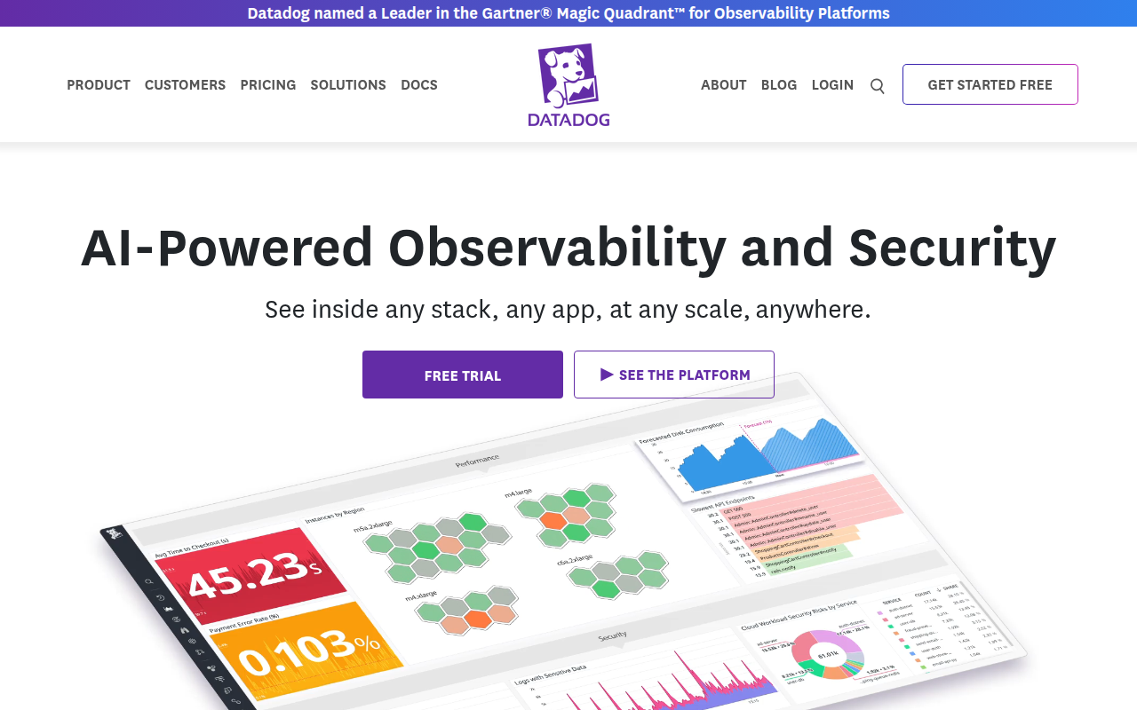Datadog (Bits AI) product interface