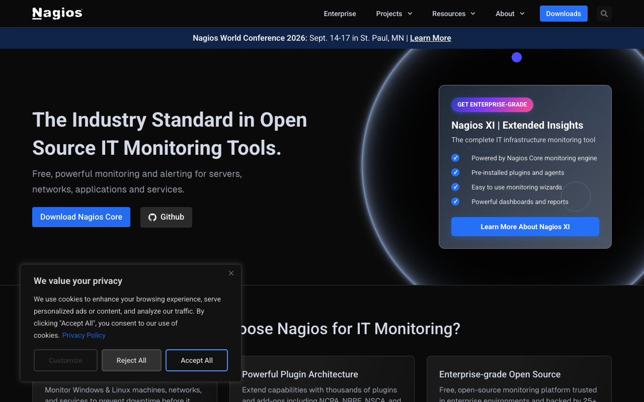 Nagios observability interface
