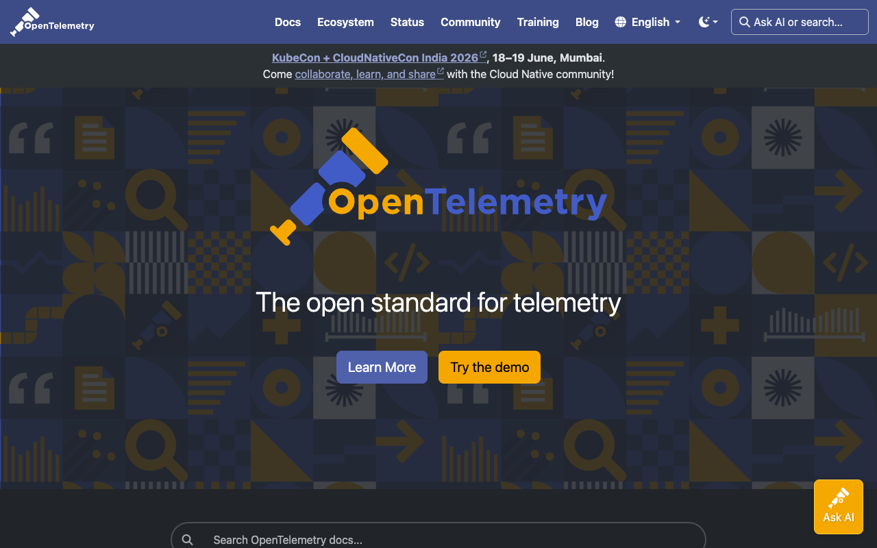 OpenTelemetry observability interface