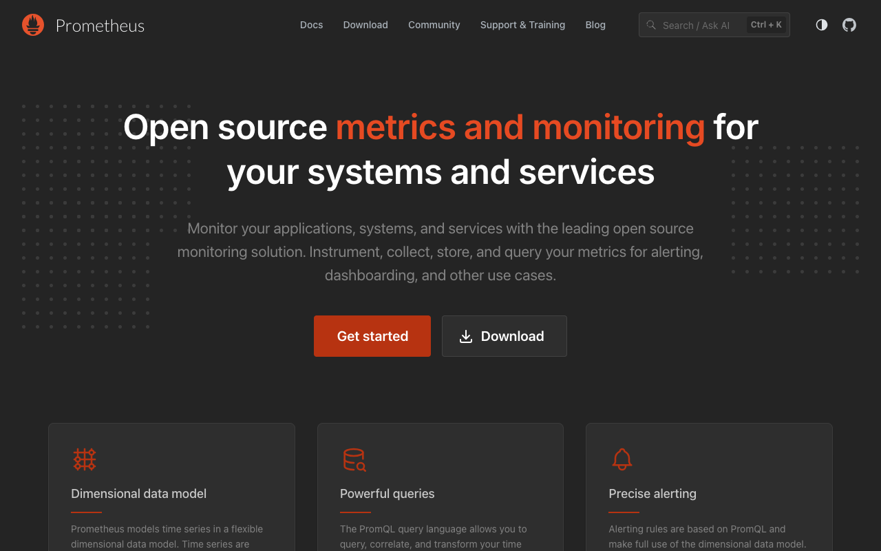 Prometheus observability interface