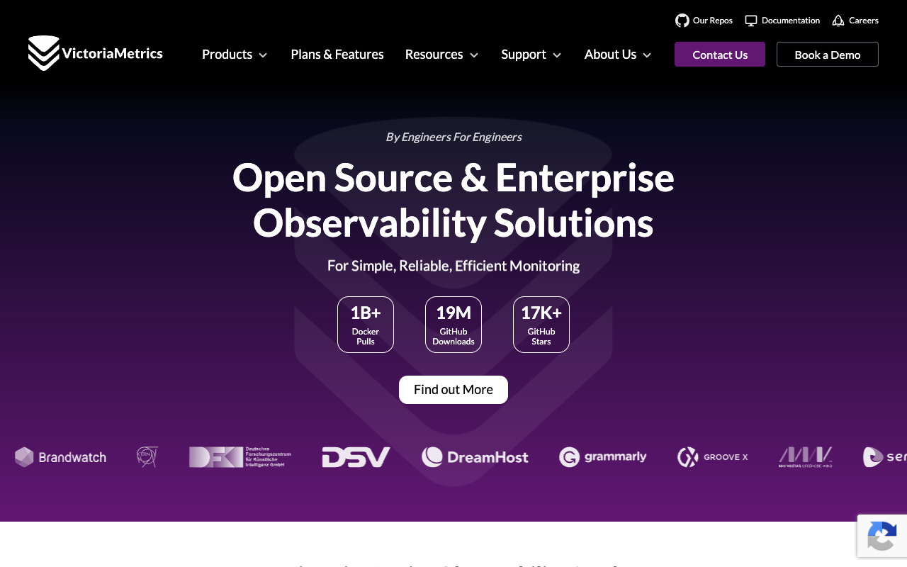 VictoriaMetrics observability interface