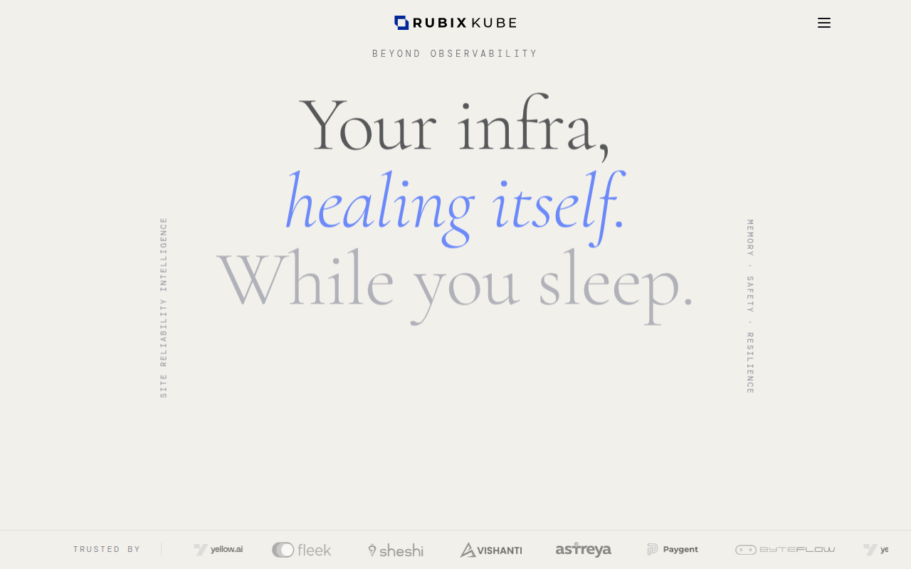 RubixKube product interface
