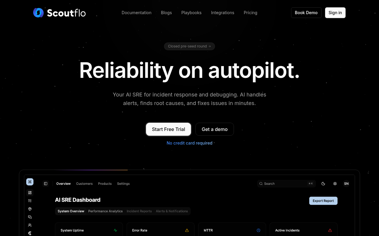 Scoutflo product interface