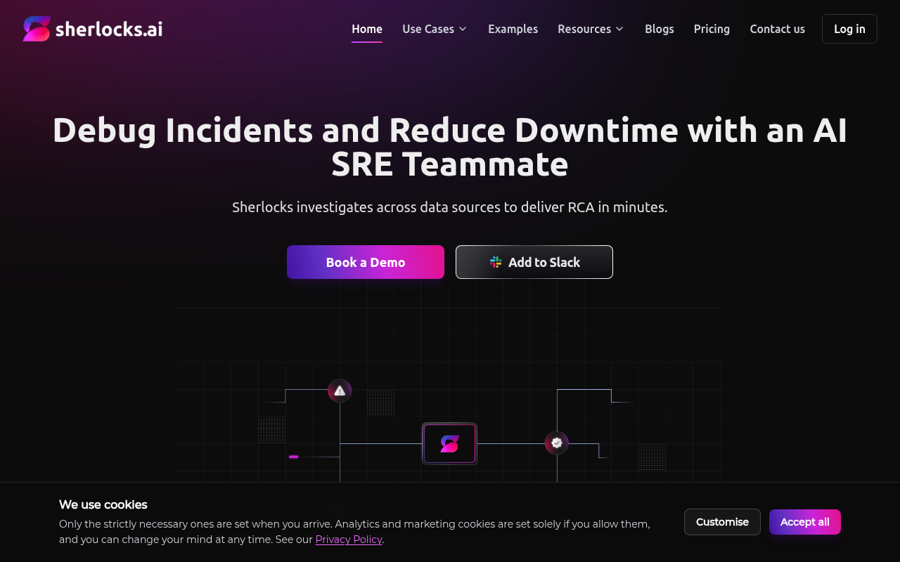 Sherlocks.ai product interface