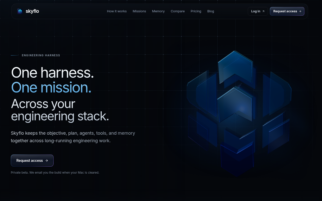Skyflo.ai product interface