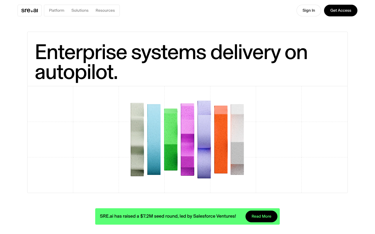 SRE.ai product interface